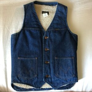 Vintage Denim Wrangler Vest